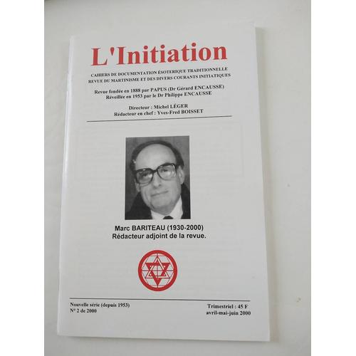 L'initiation Numéro 2 Avril Mai Juin 2000