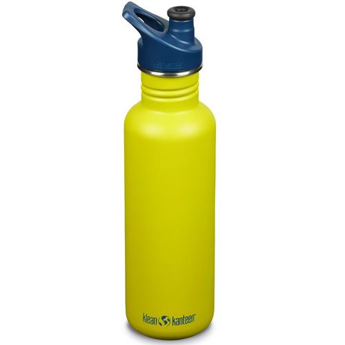 Gourde Inox Classique 800 Ml Bouchon Sport Green Apple - Klean Kanteen