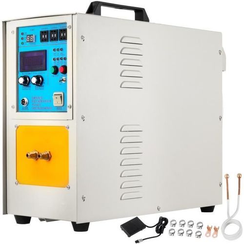 Four de Fusion par Induction-VEVOR-15KW Four Chauffage à Induction Haute Fréquence Chauffage Max 2200 ¿ 200-600A-pour Quincailleri