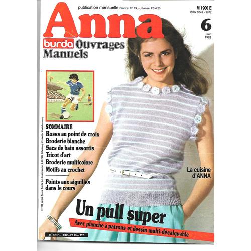 Anna Burda Ouvrages Manuels Juin 1982