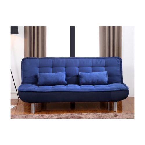 Canapé Convertible Clic-Clac Mishan En Tissu - Bleu