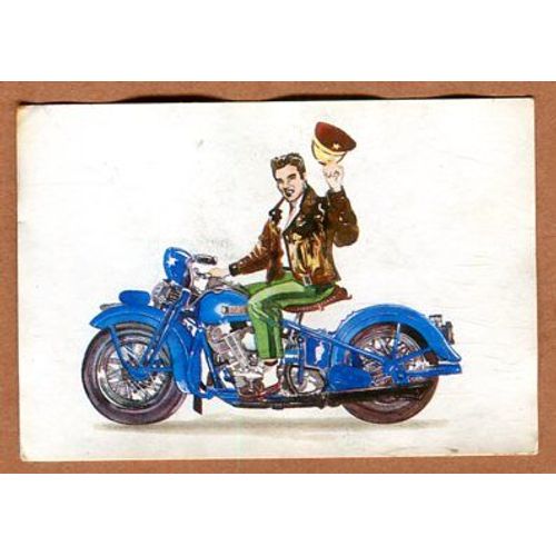 Panini Stickers - Elvis Et La Moto - Années 80