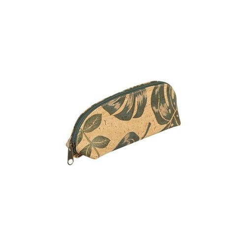 Clairefontaine Petite Trousse Ovale En Liège Certifiée Vegan 16x5x6 Cm Palmier