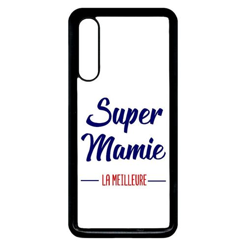 Coque Xiaomi Mi 9 - Super Mamie La Meilleure Fond Blanc - Noir