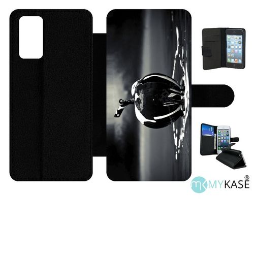 Etui À Rabat Galaxy Note20 5g - Apple Black - Simili-Cuir - Noir