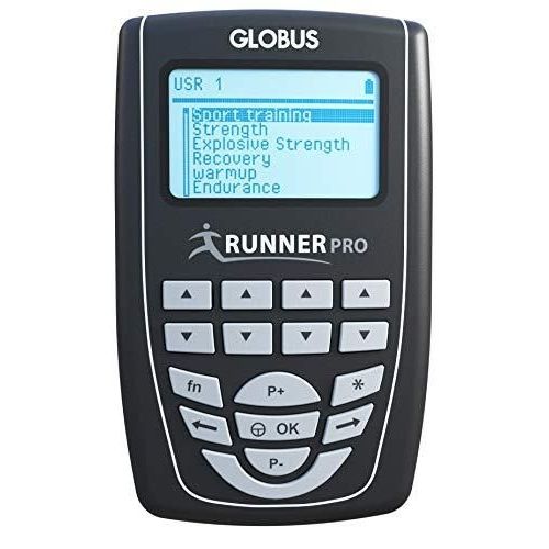 Globus Appareil Electrostimulation G4229 Runner Pro Électrostimulateur Unisexe Pour Adulte, Noir, Unique