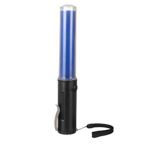 Lampe de Poche LED de Signal Lampe de Torche avec Mode Stroboscopique Bleu