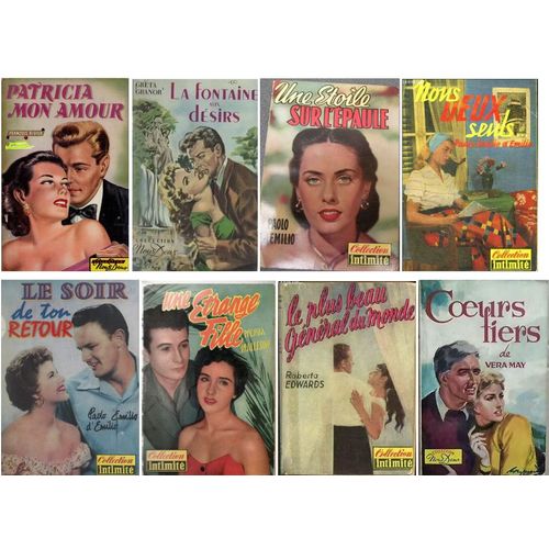 Peverelly, Emilio D'emilio, Vera May, Roberta Edwards, Wenda Malleson : 8 Romans Des Années 1950 Aux Editions Mondiales, En Français - Rares Pour La Plupart-