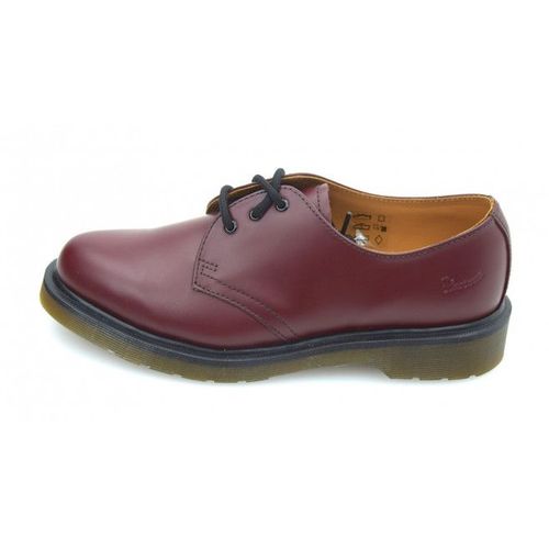 Chaussure À Lacets Dr. Martens 1461 Plain Welt Smooth Cherry Red - 36