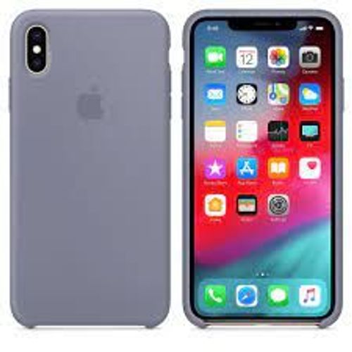 Apple - Coque De Protection Pour Téléphone Portable - Silicone - Gris Lavende - Pour Iphone Xs Max