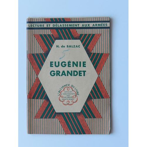 Eugénie Grandet (Lecture Et Délassement Aux Armées )