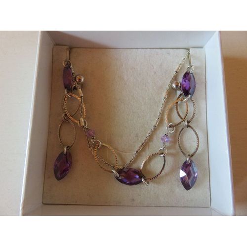 Parure Boucles D'oreilles Et Bracelet Murat