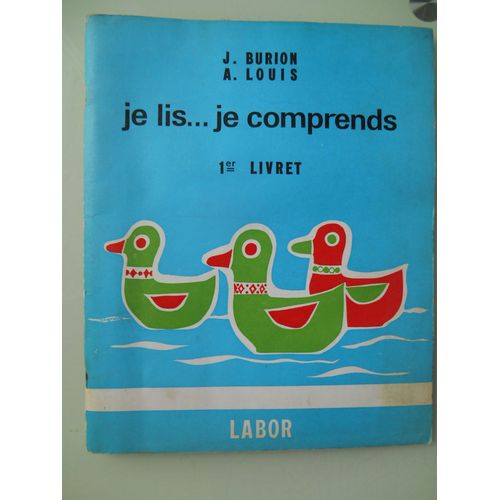 Je Lis ..Je Comprend 1er Livret