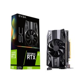 EVGA GeForce RTX 2060 SC - Carte graphique - GF RTX 2060 - 6 Go GDDR6 - PCIe 3.0 x16 - DVI, HDMI, DisplayPort