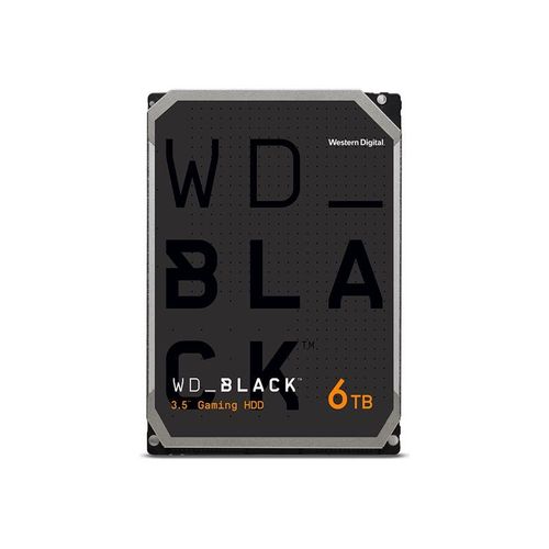 WD Black WD6004FZBX - Disque dur - 6 To - jeu - interne - 3.5" - SATA 6Gb/s - 7200 tours/min - mémoire tampon : 256 Mo