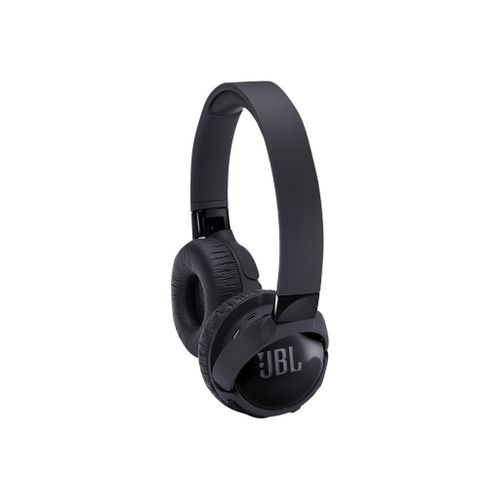 JBL TUNE 600BTNC - Écouteurs avec micro - sur-oreille - Bluetooth - sans fil - Suppresseur de bruit actif - noir