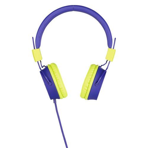 Casque pour enfants HED8100B, sup.-aural, av. câble, vol. limité, bleu