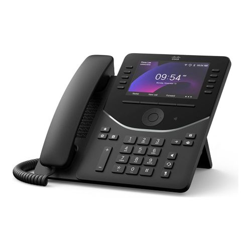 Cisco Desk Phone 9861 - Téléphone VoIP - avec Trusted Platform Module (TPM) 2.0 avec ID d'appelant/appel en instance - IEEE 802.11a/b/g/n/ac (Wi-Fi) / Bluetooth 5.2 LE - SIP, SDP, RTCP, RTP, SRTP...