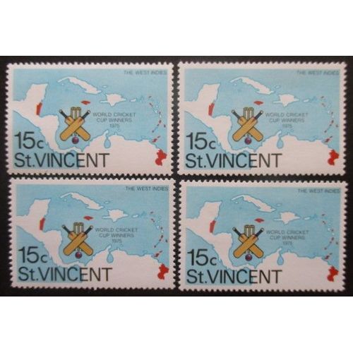 St Vincent N°449 X 4 Neuf **
