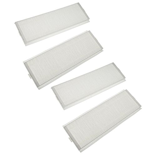 vhbw Lot de filtres compatible avec Zehnder ComfoAir Q 600 appareil de ventilation - Filtre à air G4 / F7 (4 pcs), 50 x 16 x 4 cm, blanc