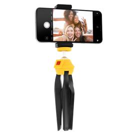Mini Trépied Photo Smartphone Rotatif à 360°, LinQ - Noir