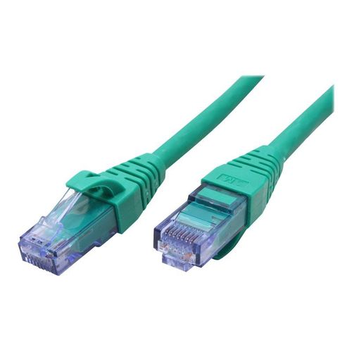 Roline - Cordon de raccordement - RJ-45 (M) pour RJ-45 (M) - 20 m - UTP - CAT 6a - sans halogène, moulé, bloqué - vert