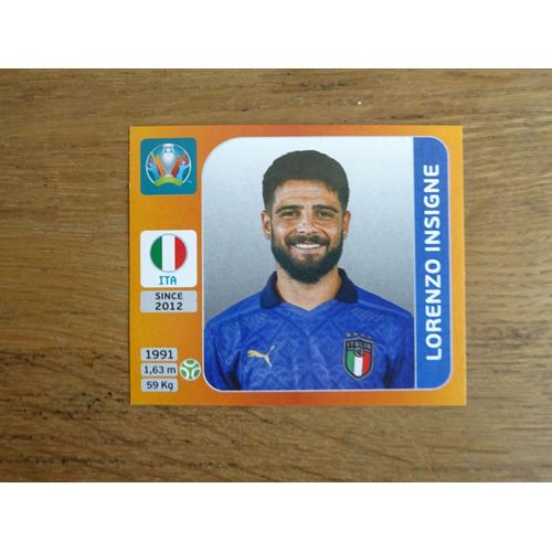 Image Panini Euro 2020 N° 30 -Lorenzo Insigne - Italie -