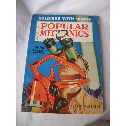Ww2 Us Magasine Populaire Mensuel " Popular Mechanics " Américain Avril 1941