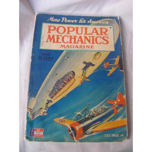 Ww2 Us Magasine Populaire Mensuel " Popular Mechanics " Américain May 1942