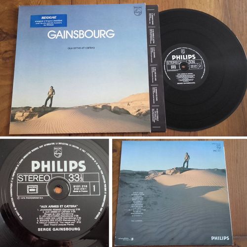 Album 33t Lp 12" Serge Gainsbourg " Aux Armes Et Caetera " 12 Titres 1979 France