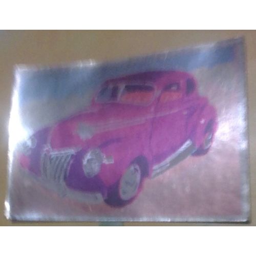 Panini Stickers - Argenté - Voiture - Années 80