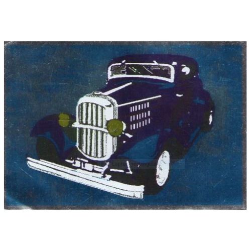 Panini Stickers - Argenté - Voiture - Années 80