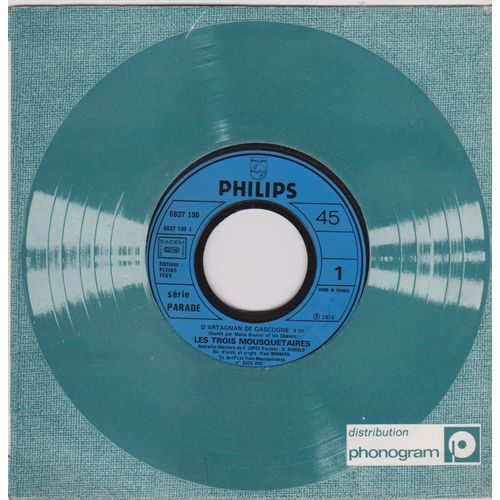 45 Rpm Sp 7 - Les Trois Mousquetaires Operette-Western - Francis Lopez - Ringold Le Chant Des Mousquetaires - D'artagnan De Gascogne