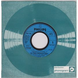 45 Rpm Sp 7 - Les Trois Mousquetaires Operette-Western - Francis Lopez - Ringold Le Chant Des Mousquetaires - D'artagnan De Gascogne