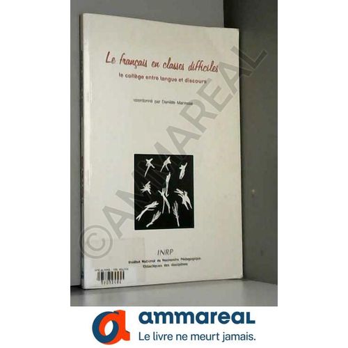 Le Français En Classes Difficiles