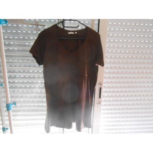 Tunique Coton Marron Tout Simplement T 42/44