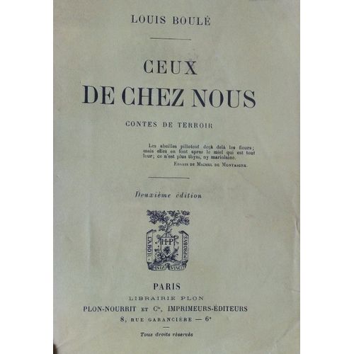 Ceux De Chez Nous (Contes Du Terroir)