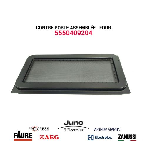 Contre porte assemblée - 5550409204 - Four Electrolux AEG Zanussi Progress
