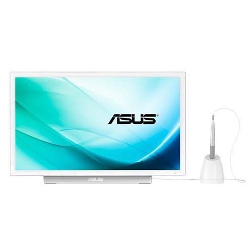 ASUS PT201Q - Écran LCD - 19.5" - écran tactile - 1920 x 1080 Full HD (1080p) - 250 cd/m² - 3000:1 - 5 ms - HDMI, DisplayPort - haut-parleurs - blanc