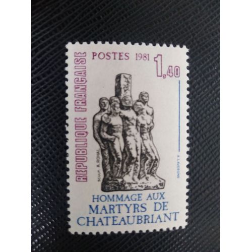 Timbre France (Yt2177)  1981 Hommage Aux Martyrs De Chateaubriand