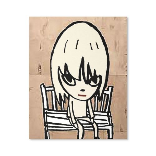 Canevas imprimer yoshimoto art Sans cadre 40x50cm DIY installer