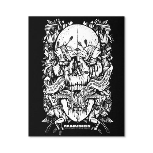 Canevas imprimer Waouh!!!! Le meilleur groupe d'art rock Sans cadre 40x50cm DIY installer