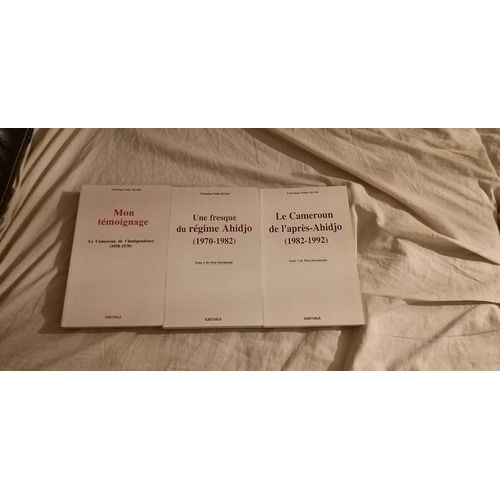 Lot De 3 Tomes (Le Cameroun) Par Christian -Tobie Kuoch.