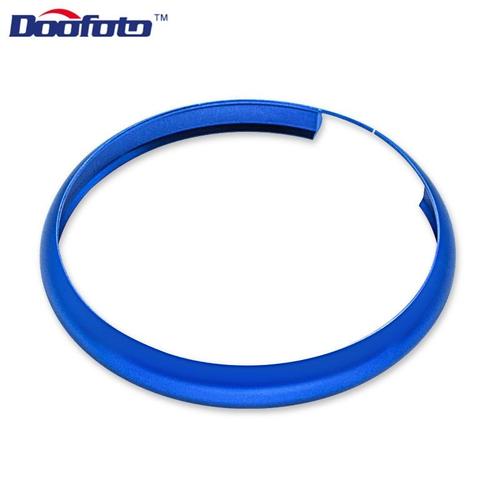 Bleu1 - Anneau De Protection Pour Clé En Alliage D'aluminium, Accessoires De Décoration De Voiture Pour Mini Cooper 2008 Sur R55 R56 R57 R58