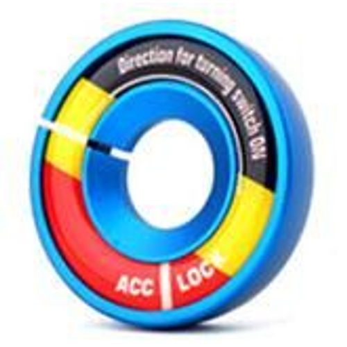 Bleu1 - Autocollants De Couverture De Clés D'allumage De Drapeau Allemand, Accessoires De Voiture Pour Volkswagen Golf 6 7 Gti Polo Jetta Mk5 Mk6 Bora 2012 Tiguan 1 Pièce