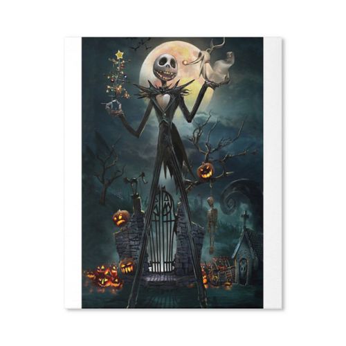Canevas imprimer Jack Skellington Sans cadre 40x50cm DIY installer
