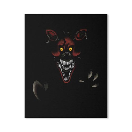 Canevas imprimer Cinq nuits chez Freddy's - Fnaf 4 - Cauchemar Foxy Sans cadre 40x50cm DIY installer