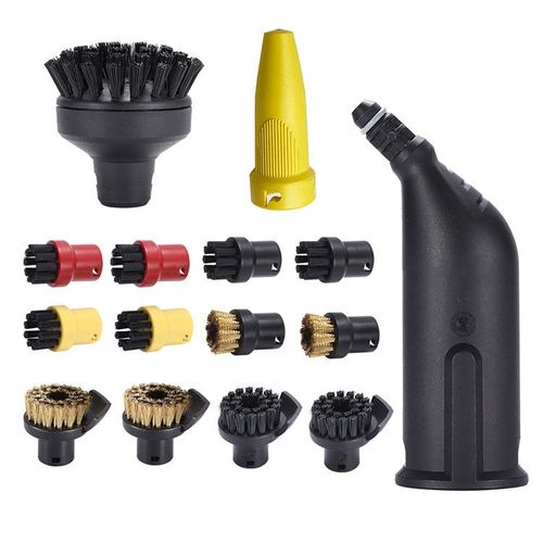 Set de nettoyage de sol accessoire pour nettoyeur vapeur Karcher SC2 SC3 SC4 SC5 Set de brosse ronde accessoire pour nettoyeurs vapeur