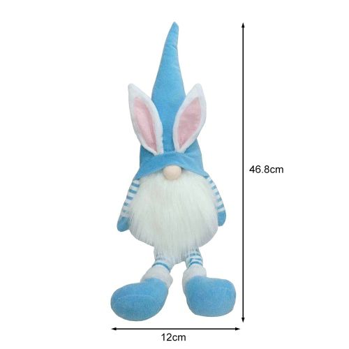 Poupée Naine En Peluche Sans Visage En Tissu, Lapin De Pâques, Décoration De Fête, De Bureau, Jouets Pour Enfants, Pour La Mai 4bo