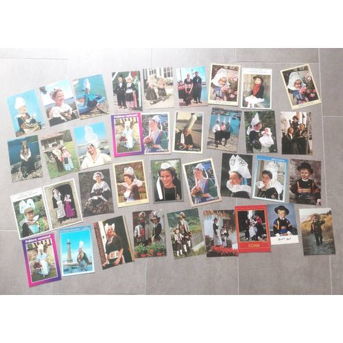 Lot De 78 Cartes Postales Costumes Traditionnels